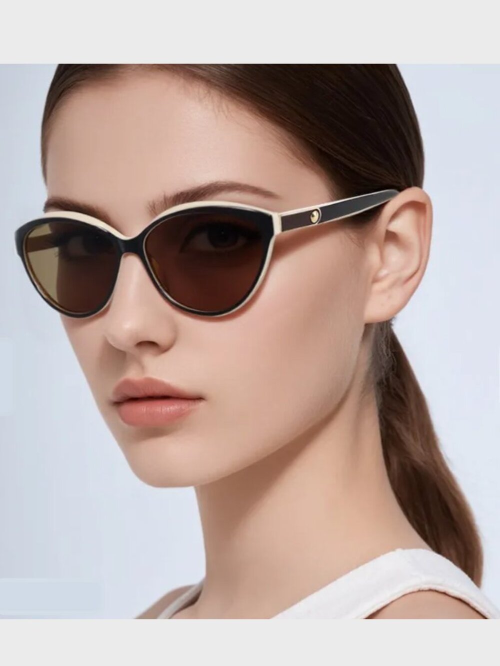 🍂LolaDiva - Sunglasses, White Coffee